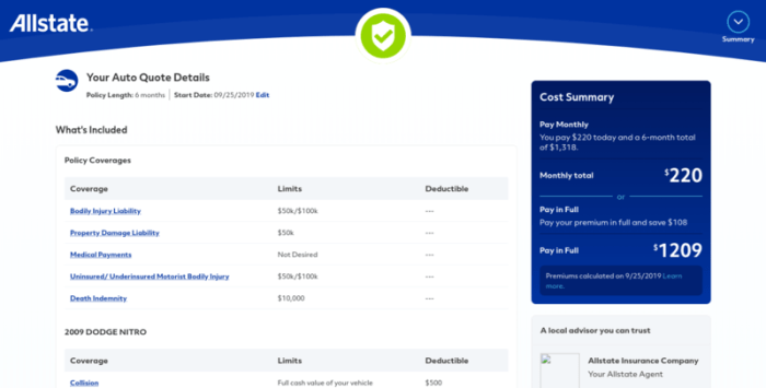 Allstate insurance Online car insurance quote Allstate