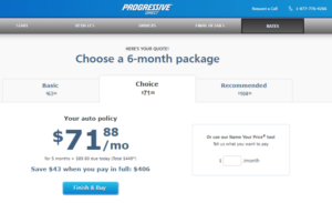 Progressive Progressive car insurance quote high-risk drivers
